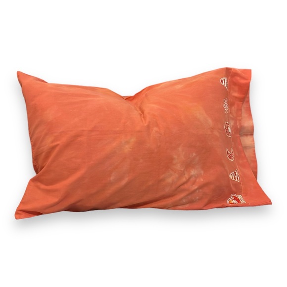 Gingerbread Christmas Holiday Pillow Case Botanically Dyed - Picture 5 of 11